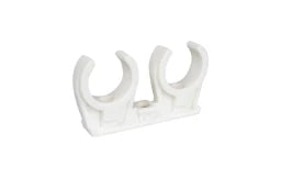 WALRAVEN Walraven Double Pipe Clip PP 14x89x47 M6 white 28 mm   – 0853228