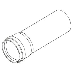 REHAU RAUPIANO PLUS Waste Pipe DN 90, Laying Length 250 mm – 11231841005