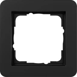 GIRA Abdeckrahmen 1f Gira E1 Schwarz m  – 0211153