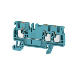 WEIDMÜLLER Feed-through terminal, PUSH IN, blue, 2.5 mm², 24 A, 800 V, Number of connections: – 1521780000
