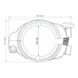 POLOPLAST PO Anti-extraction Fitting POLO-KAL XS 3S DN 32 – 101750