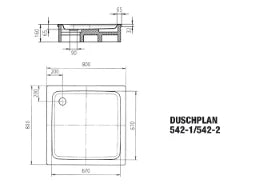 KALDEWEI Kaldewei Shower Tray Shower Base White 80x80x6.5 – 440500010001