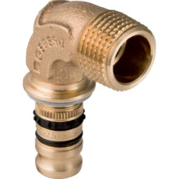 GEBERIT GE Mepla Uebergangsbogen AG RG 90 Gr. d20mm x R3/4   – 602.253.00.5