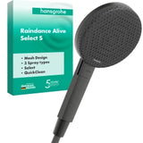 HANSGROHE HG Hand Shower Raindance Alive Select S 125 3jet BBC – 24500340