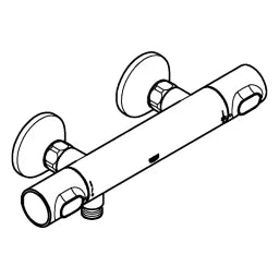 GROHE Grohe THM-Brausebatterie Grohtherm 500 34793 Wandmontage chrom  – 34 793 000