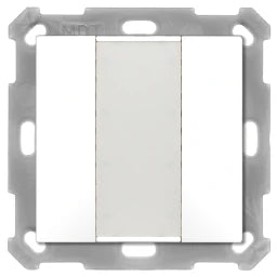 MDT Taster 55 2-fach, Reinweiß matt  – BE-TA5502.02
