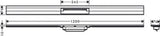 HANSGROHE HG RainDrain Flex Duschrinne 1200 mm kürzbar für Wandmontage BST   – 56054800