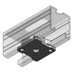 MEFA Stex threaded plate GP 45, M10 gvz – 1280510