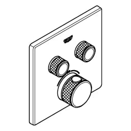 GROHE Grohe Concealed Thermostat, Grohtherm SmartControl – 29 124 000