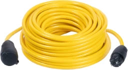 BRENNENSTUHL Extension Cable Construction Site Cable 10m AT-N07V3V3F 3G1,5 yellow, IP44 – 1161958