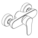 KLUDI Kludi Objekta Shower mixer tap without shower set, chrome – 327640575
