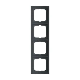 BUSCH-JAEGER Frame 4-gang Future Linear black matt – 2CKA001754A4422