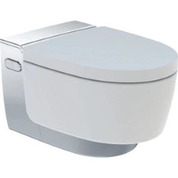 GEBERIT GE AquaClean Mera Classic, Wand-WC glanzchrom, Komplettanlage  – 146.200.21.1