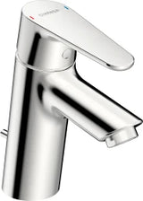 HANSA Hansa single-lever mixer tap basin mixer HANSAVANTIS pop-up waste set outlet 109 mm chrome – 5240 2263