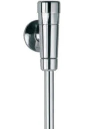 STROHM-MOFÉM ZRT. Teka Urinal Flush Valve 1/2" with Pre-shutoff and Flush Pipe, chrome - 1004181