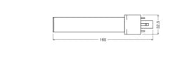 LEDVANCE DULUX LED S EM & AC MAINS VALUE 4W 830 G 23 – 4058075822979