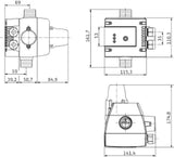 WILO Wilo Fluidcontrol Electronic Flow and Pressure Monitor EK with Cable – 4190895