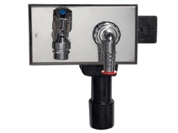 HUTTERER & LECHNER HL406 WG-UP-Siphon DN40/50 m. integr. WasserAnschl. u. Ausl.hahn R 1/2"   – HL406
