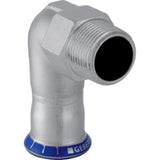 GEBERIT GE Mapress Edelstahl Uebergangswinkel 90 Gr. d22mm x R 3/4  – 33835