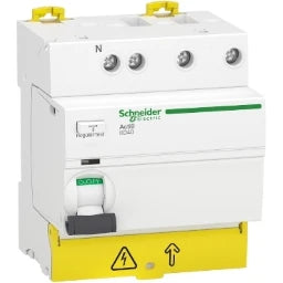 SCHNEIDER ELECTRIC Acti9 iID40 - Residual current circuit breaker - 3P+N - 40A - 30mA - Type A-G - time delayed - A9R23740