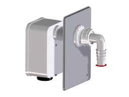 HUTTERER & LECHNER HL4000.1 Completer Set Single Connection for Washing Machine Concealed Siphon HL4000.0 – HL4000.1