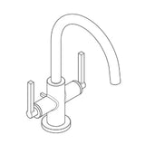 KLUDI Kludi Nova Fonte WT-Mixer Puristic Single-Lever – 201180515