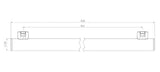 RADIUM LED Linear Lamp opal 230V S14s dimmable double-ended 500mm 430lm – 44014962