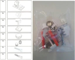 PROFI TRADE Heizplus HK Suspension Set complete with Blind and Air Plug – 145950