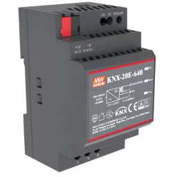 MEANWELL KNX Power Supply 640 mA, Integrated Choke – KNX-20E-640