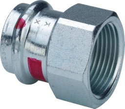 VIEGA Viega Übergangsstück mit SC Prestabo 1112 in 42mm x Rp1 1/4 Stahl verzinkt   – 704 773