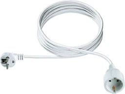BACHMANN Extension H05VV-F3G1.50mm² white 3.0m 3-pole – 341.201S