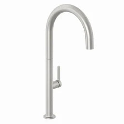 KLUDI KLUDI-AUREA Spültisch-Einhandmischer seitl. Bedienung Stainl. Br. Nickel  – 55803N575
