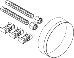 HANSGROHE HG Verlängerung Fertigsets 25 mm  – 13638000