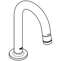 GROHE Grohe Countertop Valve, Chrome – 20 201 000