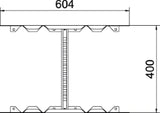 OBO Multifunctional connector for cable tray 60x400, steel, hot-dip galvanized - 6225714
