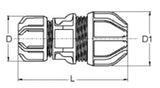 ALIAXIS Philmac UNI Transition Coupling PUXK d25 / 21-27 – 69104300