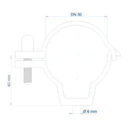 POLOPLAST PO Schraubschelle POLO-KAL DN 50   – 01931
