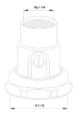 GRUNDFOS Grundfos Ball Valves 5/4" Comp. 519807 – 519807