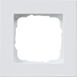 GIRA Abdeckrahmen 1f flach E2 Reinweiß m   – 0211225