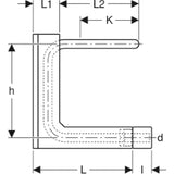 GEBERIT GE FlowFit Connection Box Type C d16mm, L220mm – 650.230.00.1