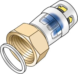 KE KELIT KMP455X PROTEC CLIX Screw Fitting with Female Thread 16x3/4" – 730203B04