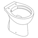 GROHE Grohe Bau Ceramic Floor-standing WC vertical outlet – 39 431 000