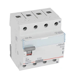 LEGRAND FI-Schalter Typ A/S  10kA 40A/4pol/300mA   – 411804