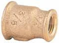 WIELAND MOELLERSDORF Reducing coupling Fig.4-3240 5/4"x 1" Red brass – 43240541