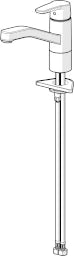 HANSA Hansa Polo New Kitchen Faucet Top-operated, swivelling, chrome – 5148 2293