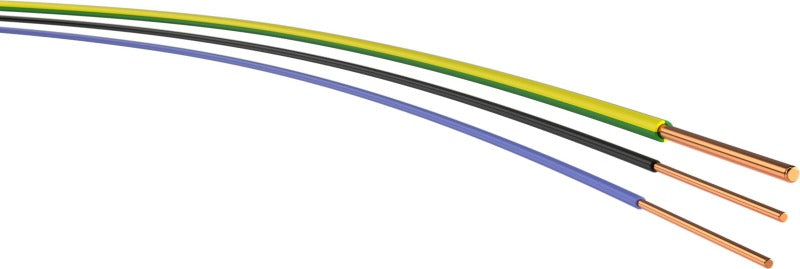 Halogen-free single core cable Cca H07Z1-U 2.5 OR Cca Ring 100 m