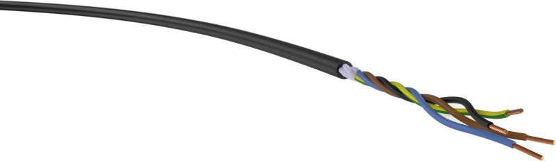 Gummischlauchleitung für leichte mechanische Beanspruchungen H05RR-F (GML) 5G2,5 SW Eca Ring 50 m