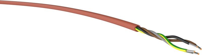 Silicone flexible cable SiHF 4X0.75 RTBR Eca Ring 50 m
