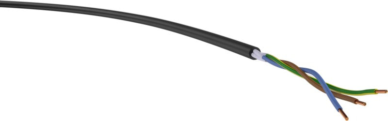 Heavy-duty rubber-sheathed cable H07RN-F (GMS) 3G2.5 BK Eca Ring 50 m