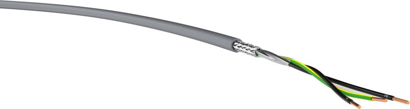 PVC-Steuerleitung mit Kupferabschirmung YSLCY 3X0,75 GR Eca Ring 50 m